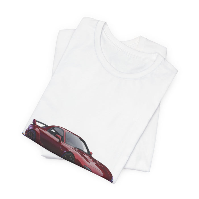 Sports Car Graphic Tee — Red Racing Coupe T-Shirt