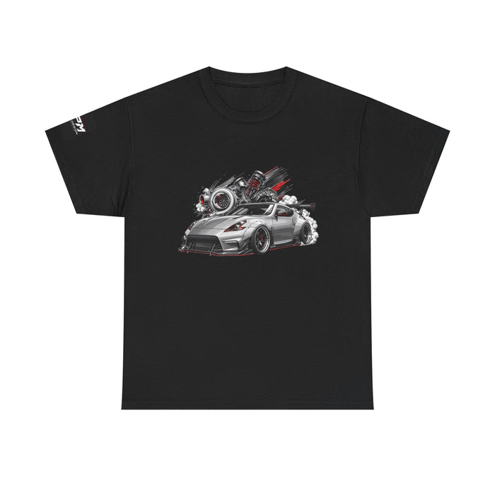 Sports Coupe Racing Car Graphic Tee — Speed Engine Design | MPM Tuning Design