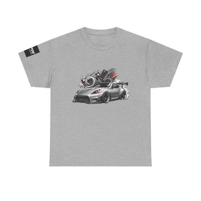 Sports Coupe Racing Car Graphic Tee — Speed Engine Design | MPM Tuning Design
