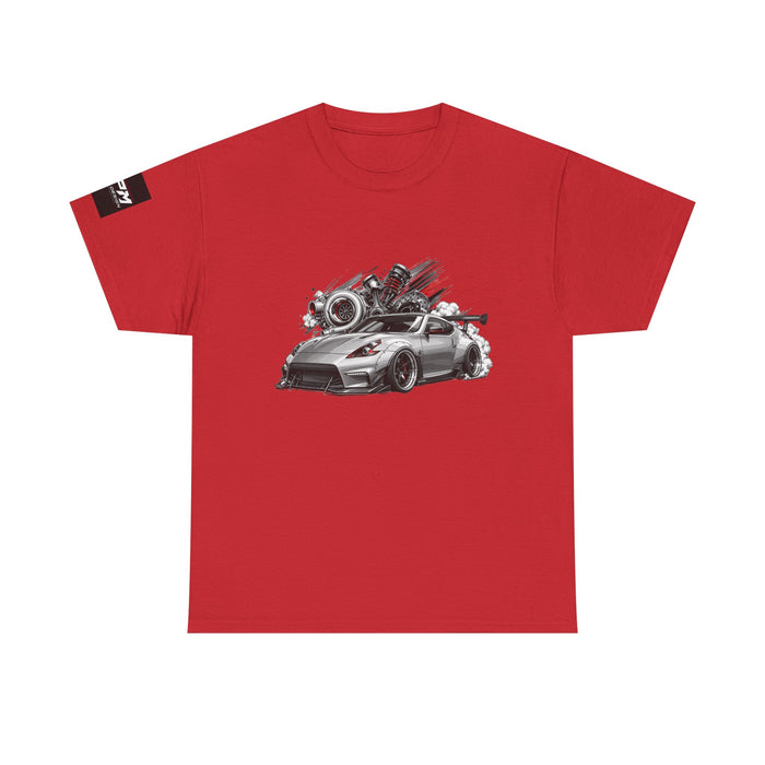Sports Coupe Racing Car Graphic Tee — Speed Engine Design | MPM Tuning Design