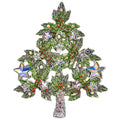 Stardust Dream Holly Tree Pin Pendant (Sterling Silvertone)