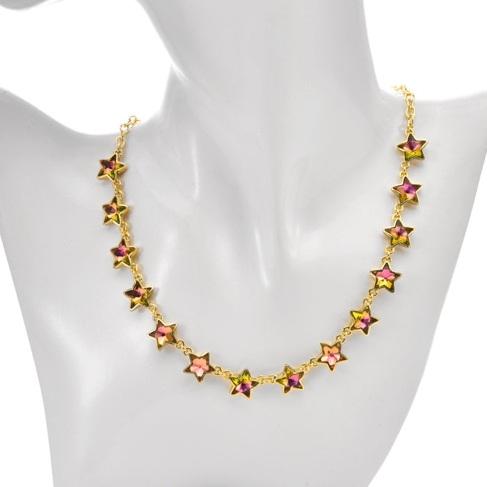 Stardust Dream Necklace (Goldtone/Mystic Iridis)