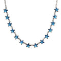 Stardust Dream Necklace (Silver Ox/Mystic Blue Sphinx)