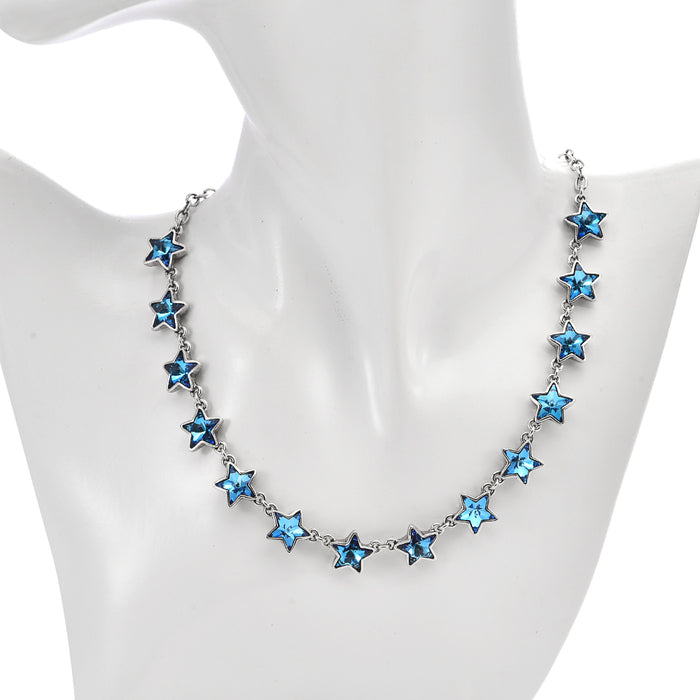 Stardust Dream Necklace (Silver Ox/Mystic Blue Sphinx)