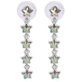 Stardust Dream Pierced Earrings (Sterling Silvertone)