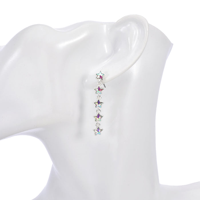 Stardust Dream Pierced Earrings (Sterling Silvertone)