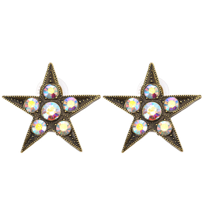 Starlight Dream Pierced Earrings (Brasstone)