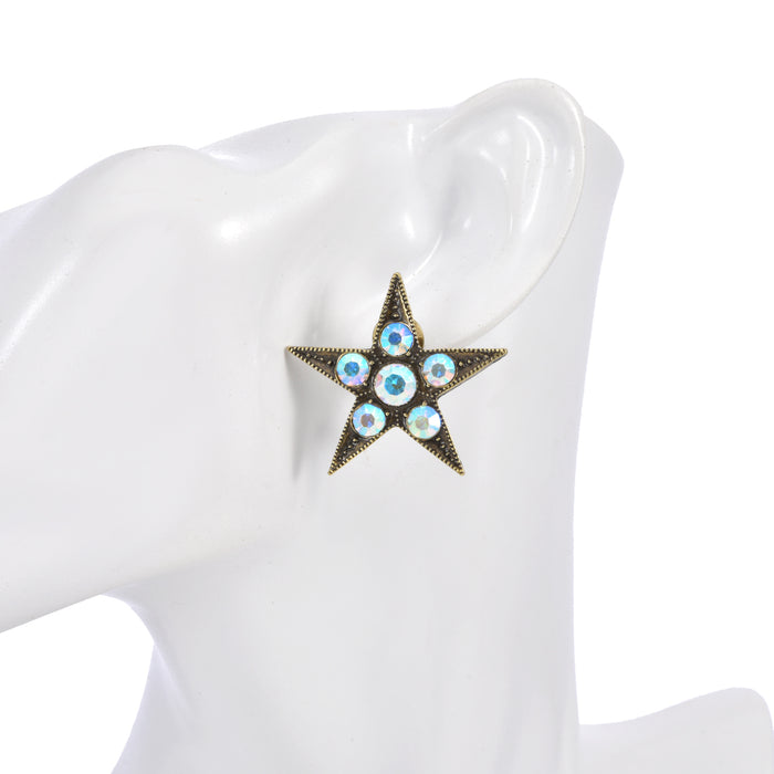Starlight Dream Pierced Earrings (Brasstone)