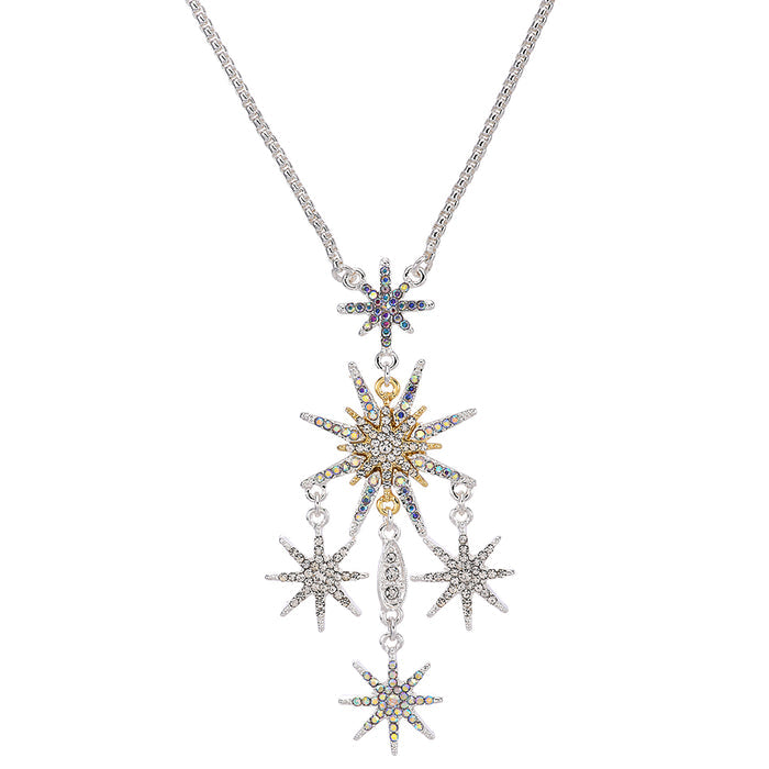 Starlight Of The 5th Realm Necklace (Sterling Silvertone)