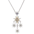 Starlight Of The 5th Realm Necklace (Sterling Silvertone)