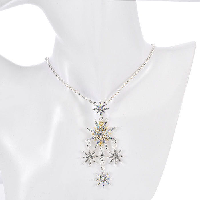 Starlight Of The 5th Realm Necklace (Sterling Silvertone)