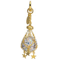 Starlight Spell Caster Open Ring Charm (Goldtone)