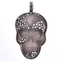Stormy Skull 50mm Magnetic Enhancer (Silver Ox/Stormy Grey)