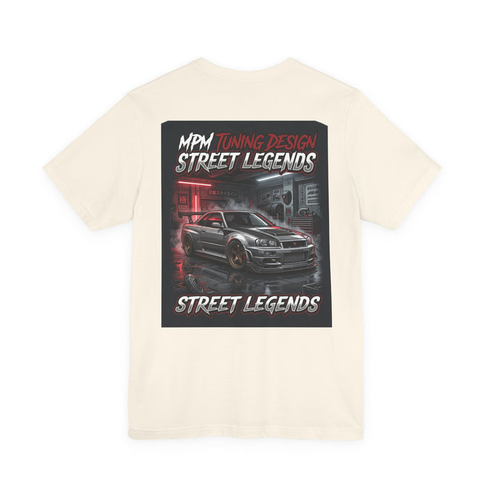 Street Legends Car T-Shirt — JDM Neon Racing Graphic Tee | MPM Tuning Design