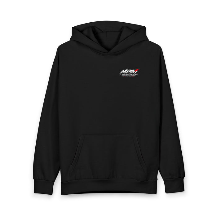 Street Racing Hoodie — Rotary Coupe Japanese Nightscape Graphic | MPM Tuning Design
