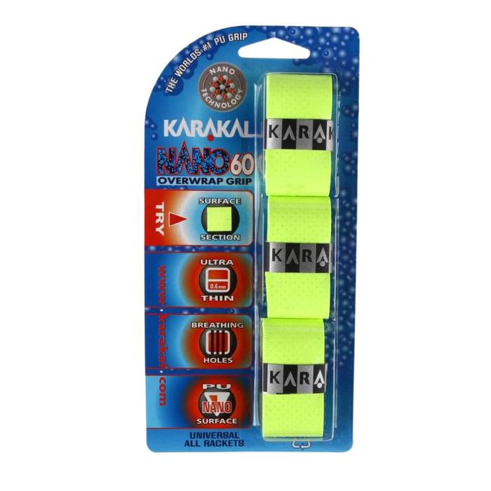 Surgrips Karakal nano 60 x3 - Esprit Padel Shop