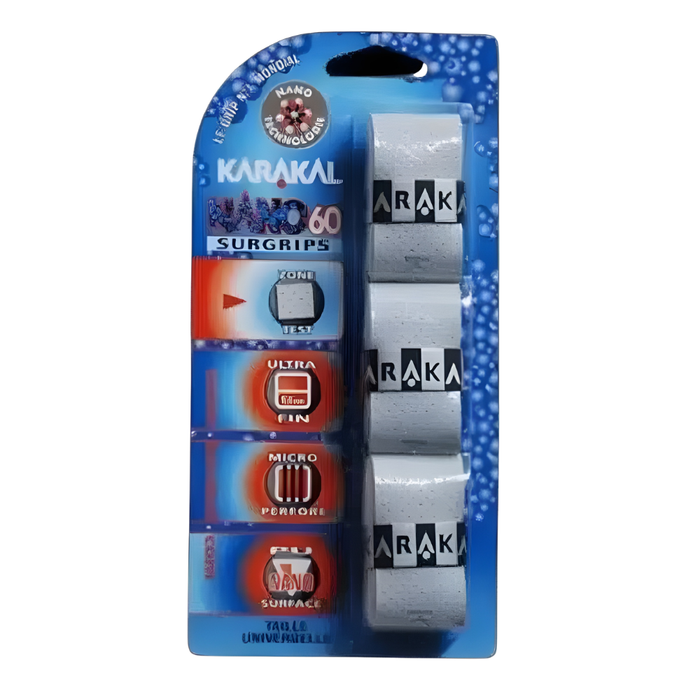 Surgrips Karakal nano 60 x3 - Esprit Padel Shop