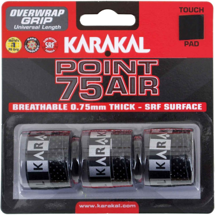 Surgrip Karakal Point 75 noir - Esprit Padel Shop