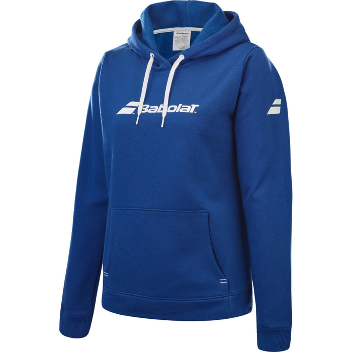 Sweat Babolat Exercice Hood Femme Bleu 2024 - Esprit Padel Shop