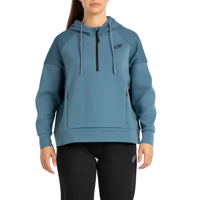 Sweat Bullpadel Bateo Bleu Femme - Esprit Padel Shop