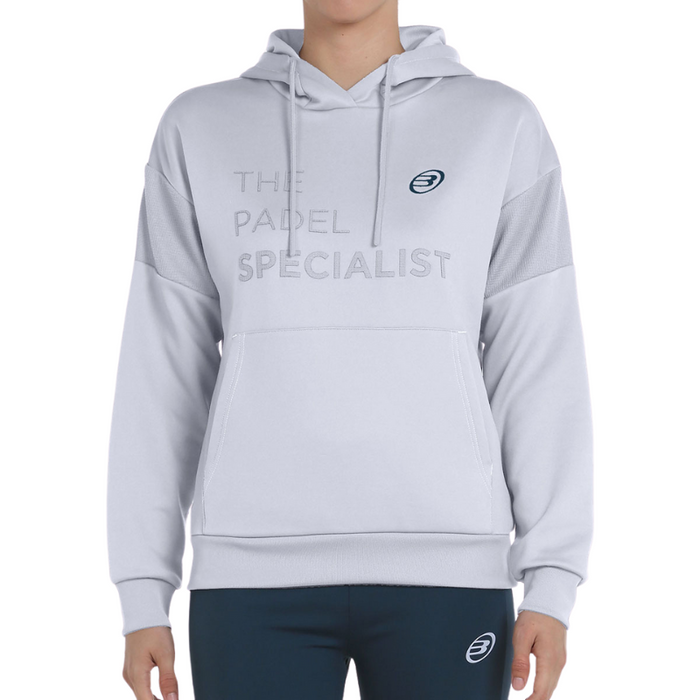 Sweat Bullpadel Naos Gris Femme Face - Esprit Padel Shop