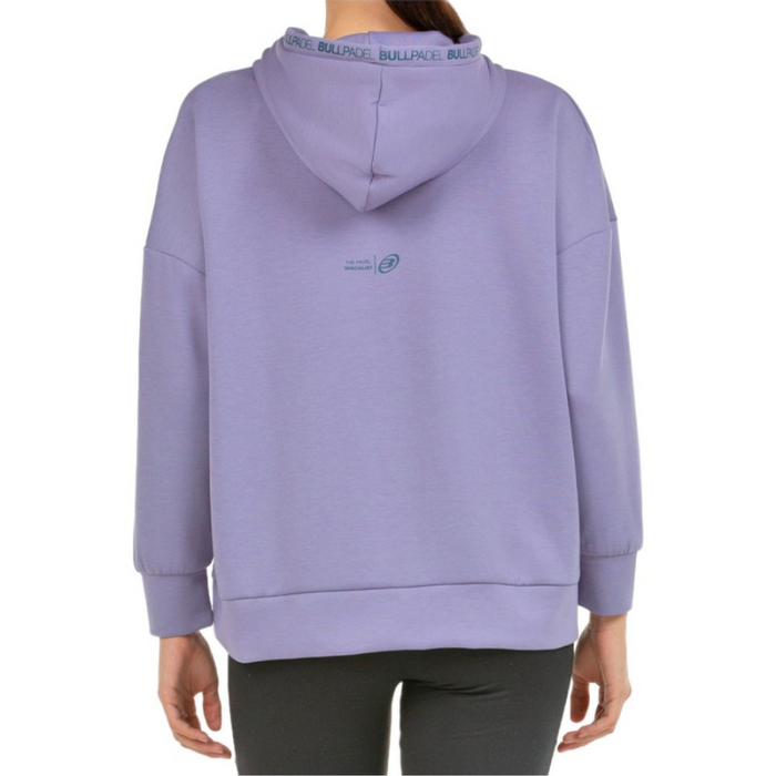 Sweat Bullpadel Naron Violet Femme Dos -  Esprit Padel Shop