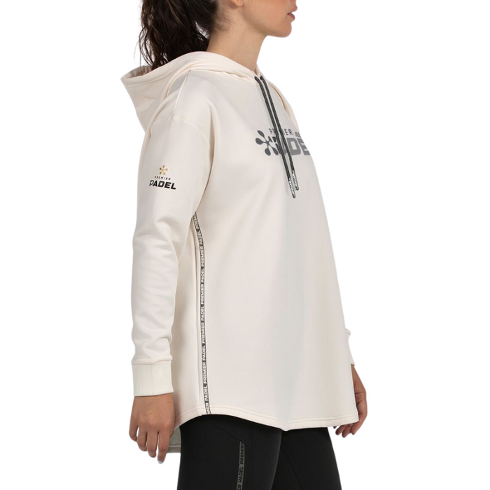Sweat Bullpadel Paitt Blanc Femme - Esprit Padel Shop