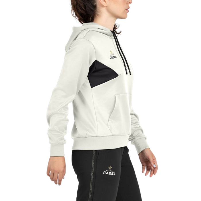 Sweat Bullpadel Peder Blanc Femme - Esprit Padel Shop