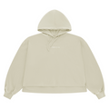 Sweat Osaka Cropped Hoodie Beige Femme - Esprit Padel Shop