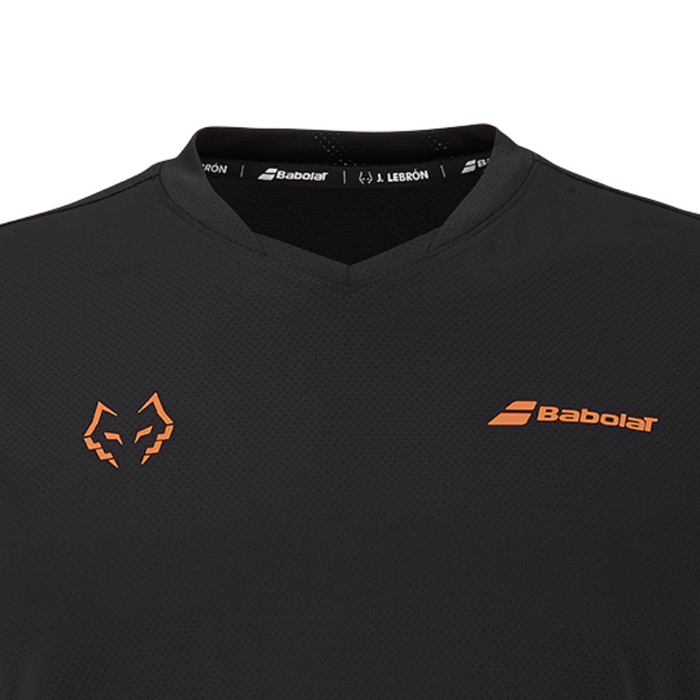 T-shirt Babolat Crew Neck Tee Lebron Noir 2026 - Esprit Padel Shop