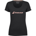 T-shirt Babolat Exercice Tee Noir Femme - Esprit Padel Shop