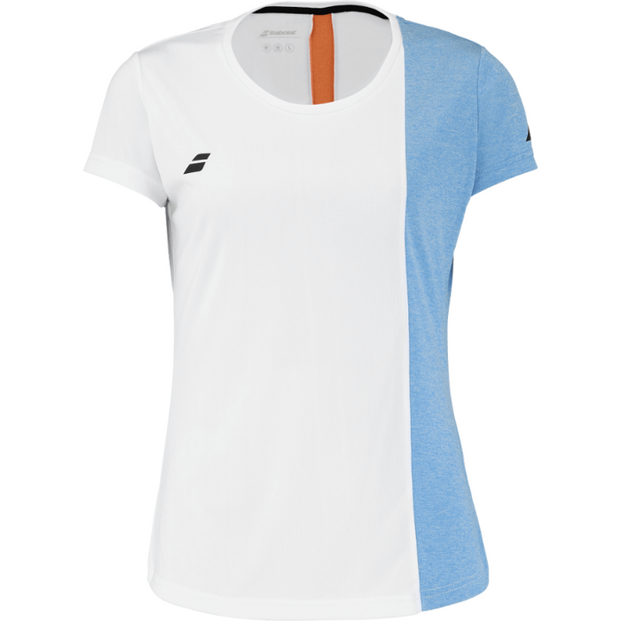T-shirt Babolat Play Cap Sleeve Top Blanc Junior Girl 2025 - Esprit Padel Shop