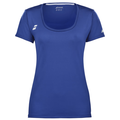 T-shirt Babolat Play Cap Sleeve Top Bleu Marine Femme - Esprit Padel Shop