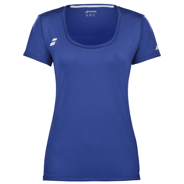 T-shirt Babolat Play Cap Sleeve Top Bleu Marine Femme - Esprit Padel Shop