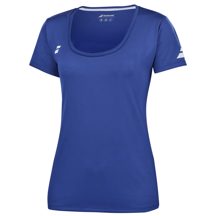 T-shirt Babolat Play Cap Sleeve Top Bleu Marine Femme - Esprit Padel Shop