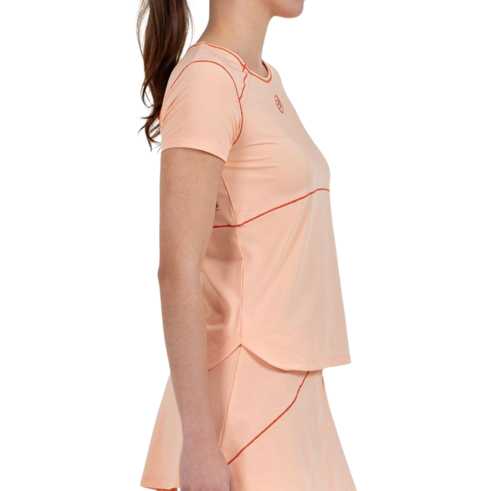 T-shirt Bullpadel Albala Orange Clair Femme - Esprit Padel Shop