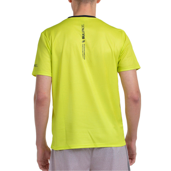 T-shirt Bullpadel Baten Jaune - Esprit Padel Shop