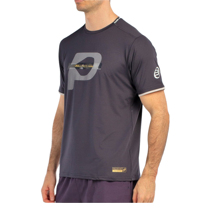 T-shirt Bullpadel Bises Noir - Esprit Padel Shop