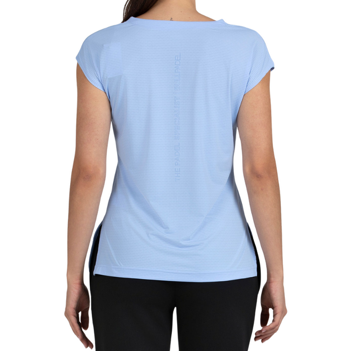 T-shirt Bullpadel Covelo Bleu Femme - Esprit Padel Shop
