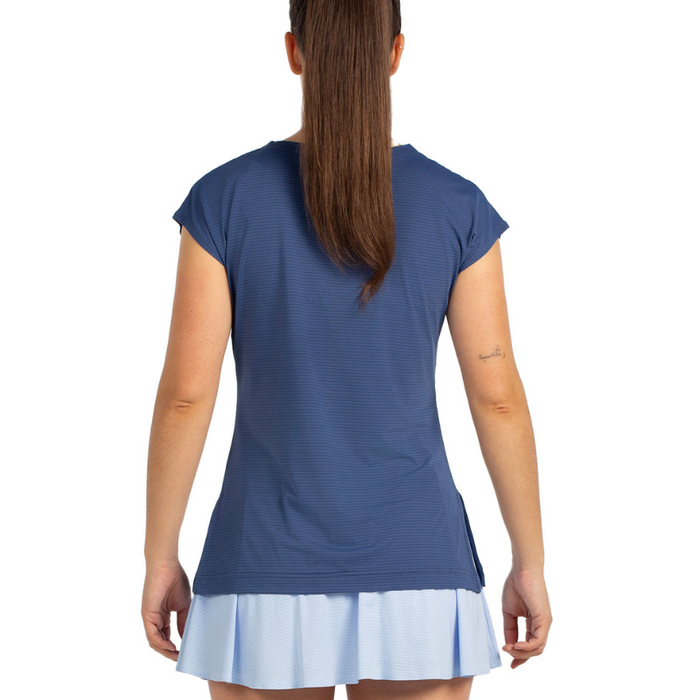 T-shirt Bullpadel Covelo Bleu Marine Femme - Esprit Padel Shop