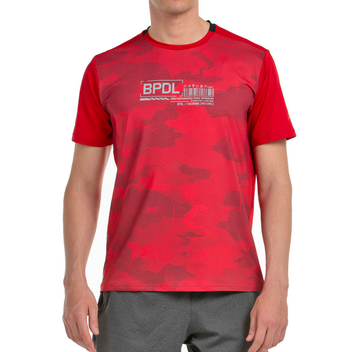 T-shirt Bullpadel Esgos Rouge - Esprit Padel Shop