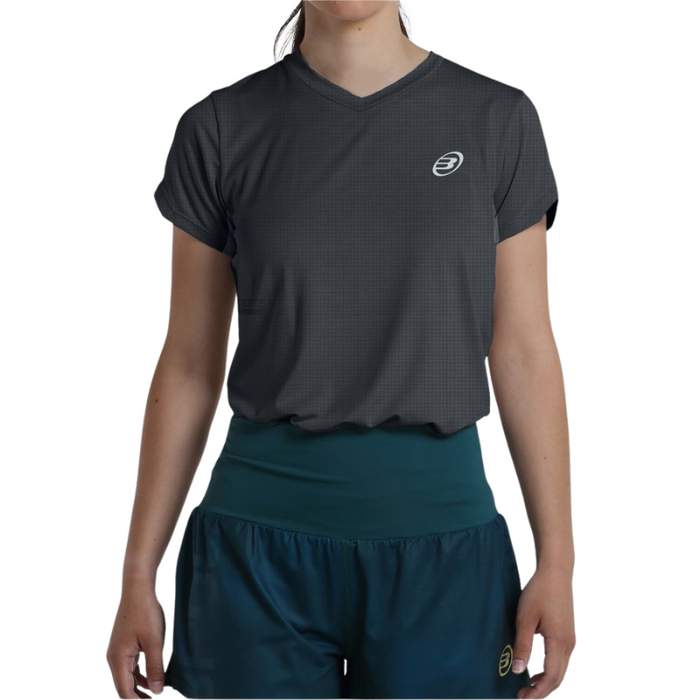 T-shirt Bullpadel Larda Noir Femme - Esprit Padel Shop