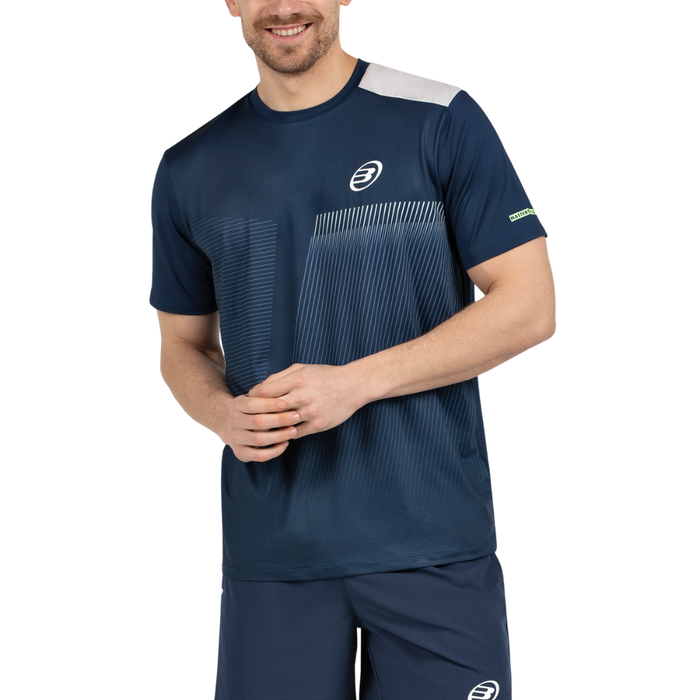 T-shirt Bullpadel Motril Bleu Marine - Esprit Padel Shop