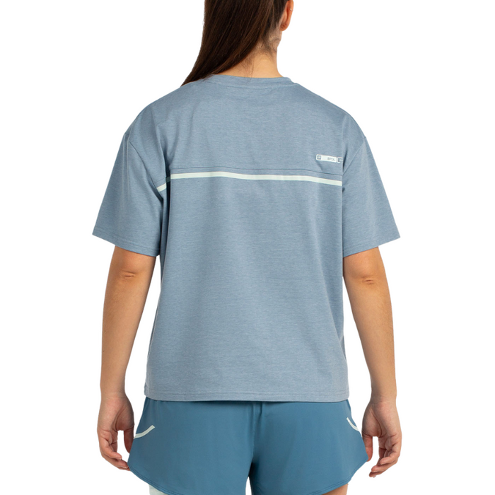 T-shirt Bullpadel Oyeme Bleu Femme - Esprit Padel Shop