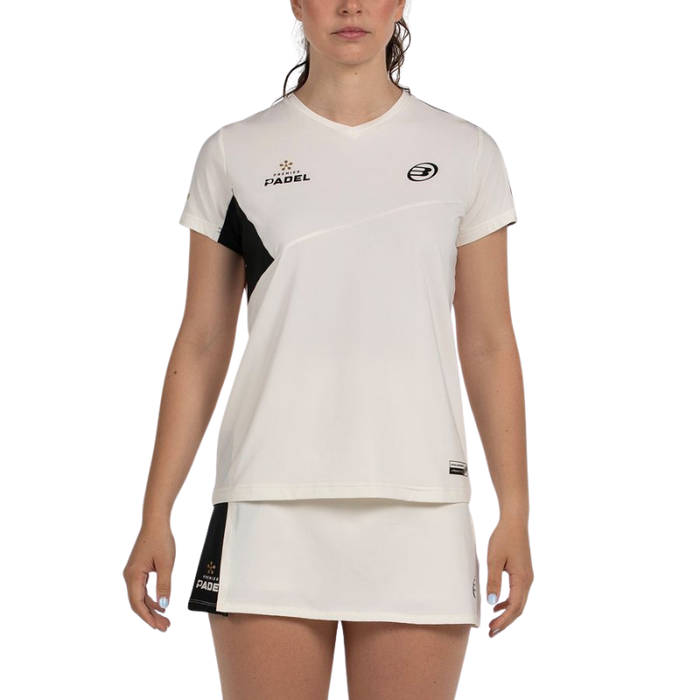 T-shirt Bullpadel Pampan Blanc Femme - Esprit Padel Shop