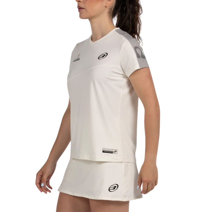 T-shirt Bullpadel Pampan Blanc Femme - Esprit Padel Shop
