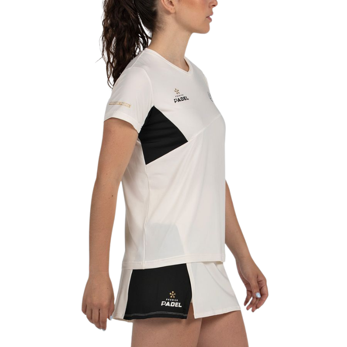 T-shirt Bullpadel Pampan Blanc Femme - Esprit Padel Shop