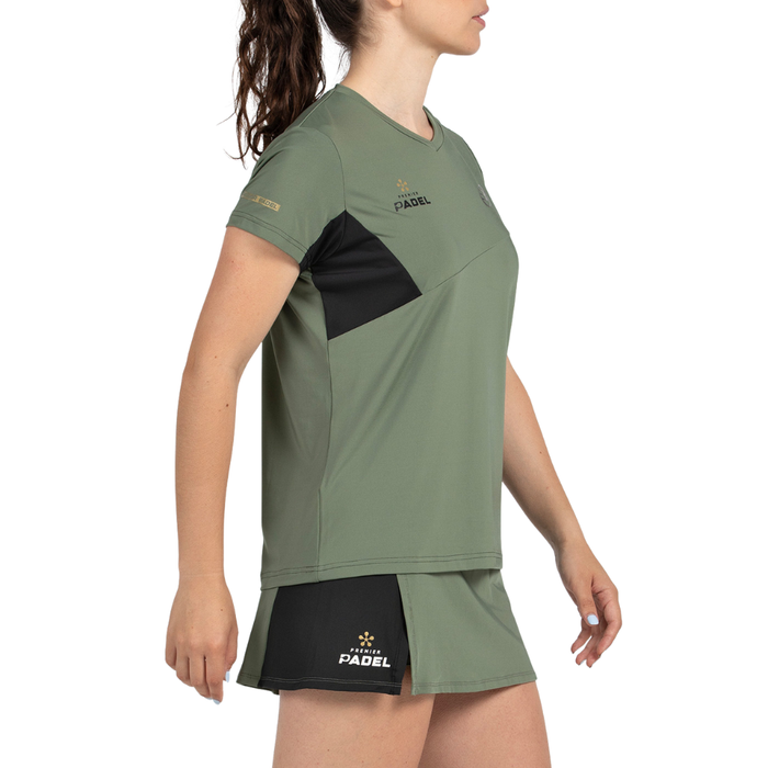 T-shirt Bullpadel Pampan Kaki Femme - Esprit Padel Shop