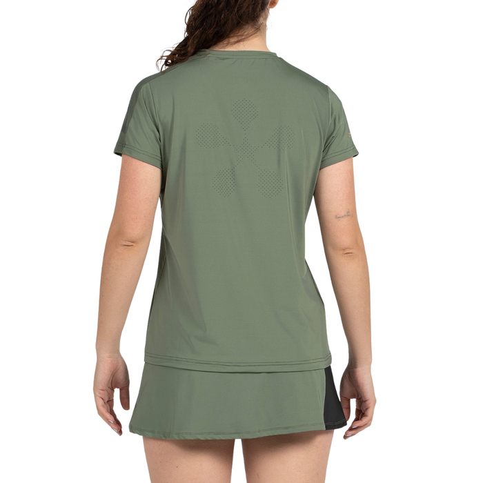 T-shirt Bullpadel Pampan Kaki Femme - Esprit Padel Shop