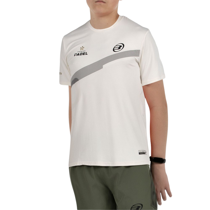T-shirt Bullpadel Patos Blanc Junior - Esprit Padel Shop